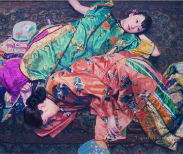150の主題の芸術作品 Painting - 秋の夢の中国人チェン・イーフェイ